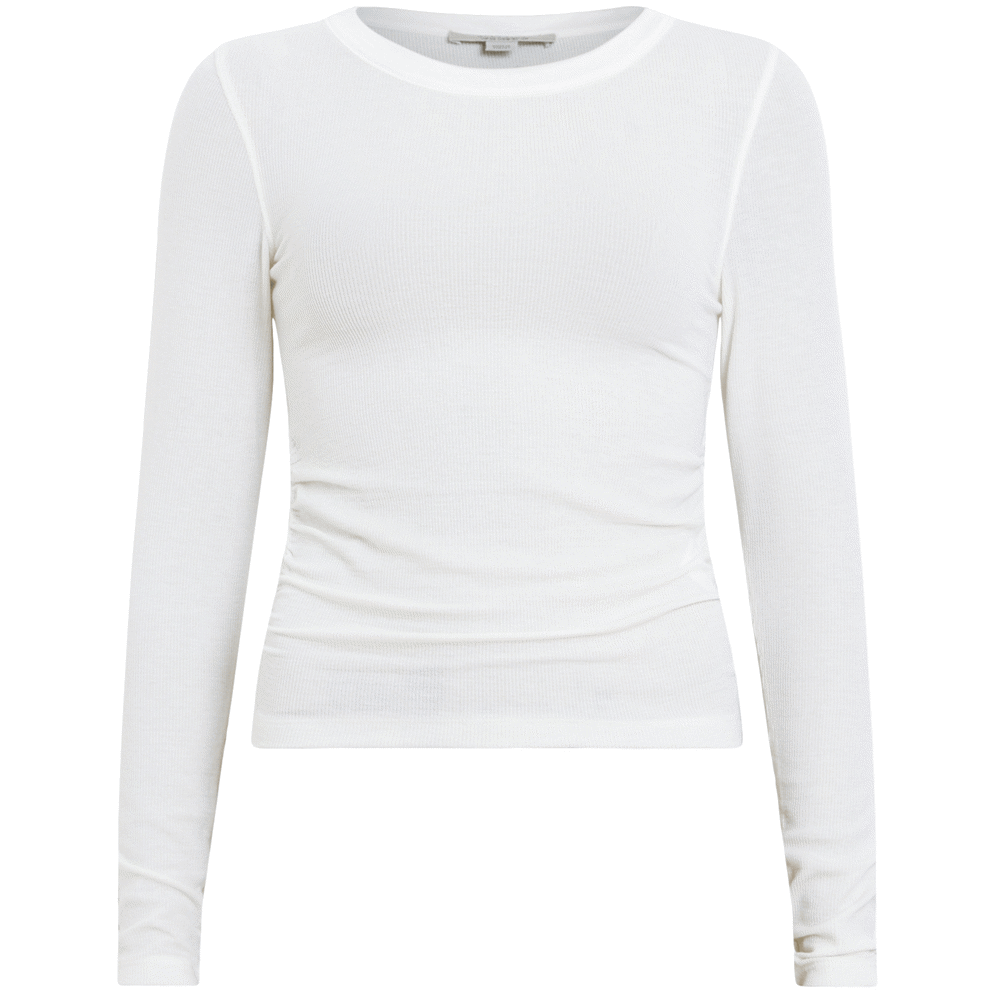 AllSaints Bec Long Sleeve Slim Ramskull T-Shirt